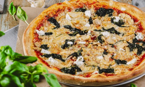 8. Spenótos-csirkés